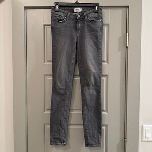 PAIGE | Verdugo Ultra Skinny Jeans Gray Silvie Wash, Size 25